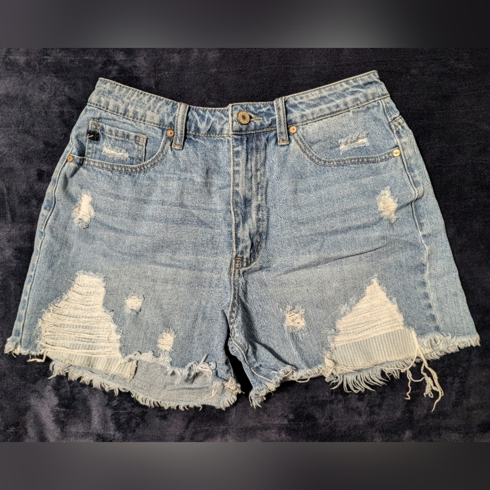 Kancan Distressed Jean Shorts